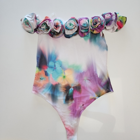 AFRM Solange Rosette Bodysuit - Picture 8 of 13